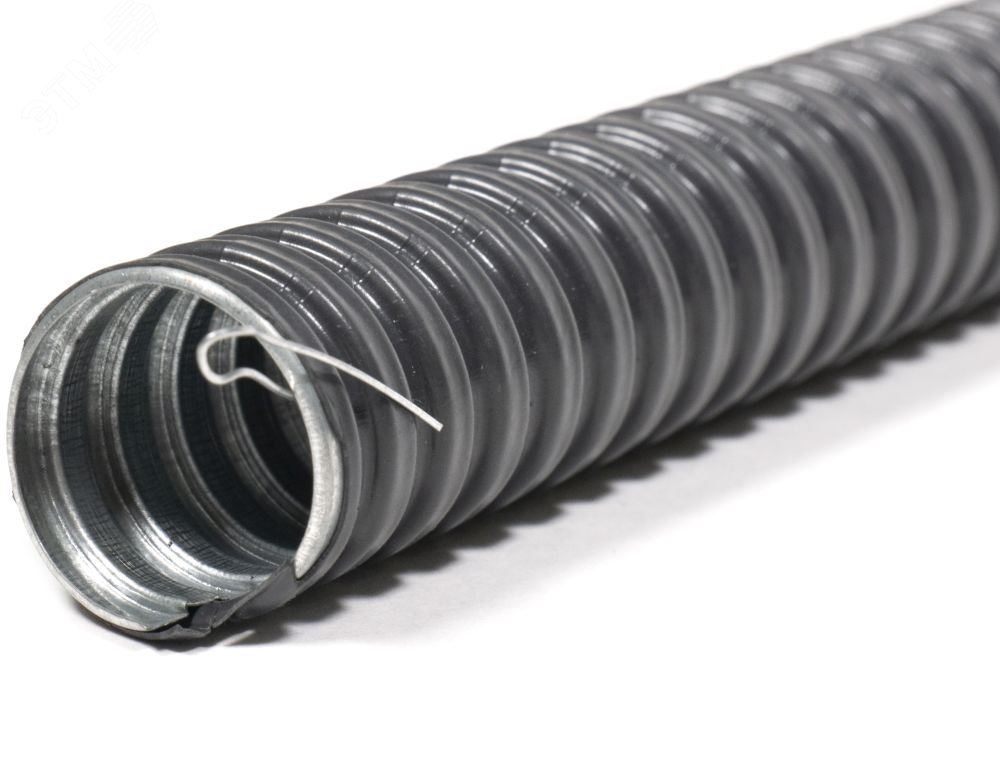 Металлорукав в ПВХ изоляции МРПИ НГ-20 d20мм с протяжкой (уп.50м) ГОФРОМАТИК/ zeta44405