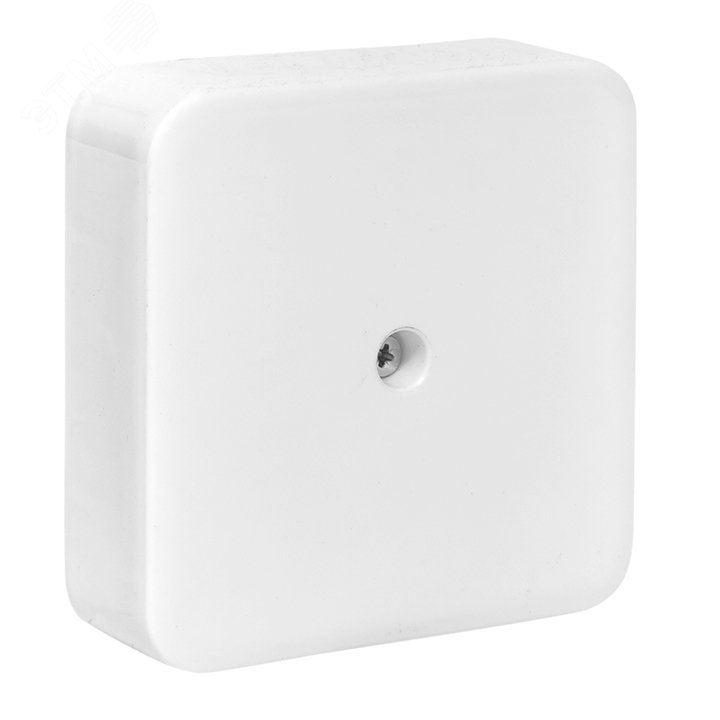 Коробка разветвительная КМР-030-030кг наружная (75х75х26) белая с клеммником PROxima plc-kmr-030-030kg