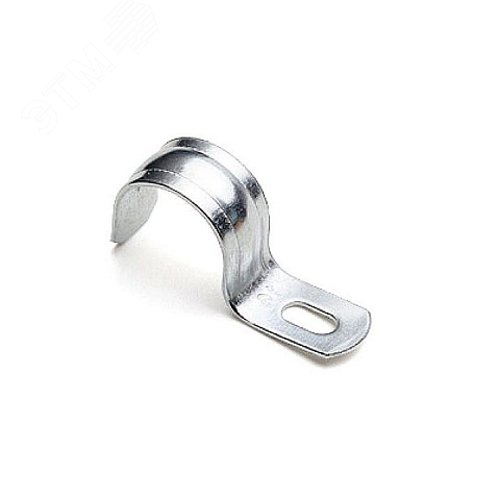 Скоба металлическая однолапковая d16-17 мм (100 шт) PROxima sm-1-16-17