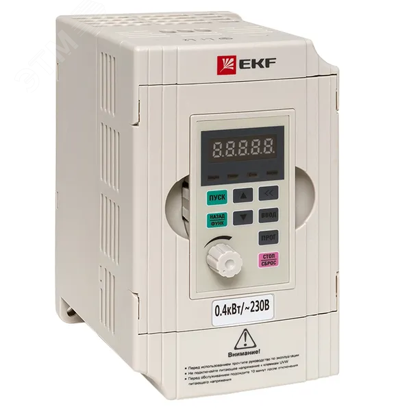 Фото товара Преобразователь частоты 0.4/0.75кВт 1х230В VECTOR-100 PROxima VT100-0R4-1B