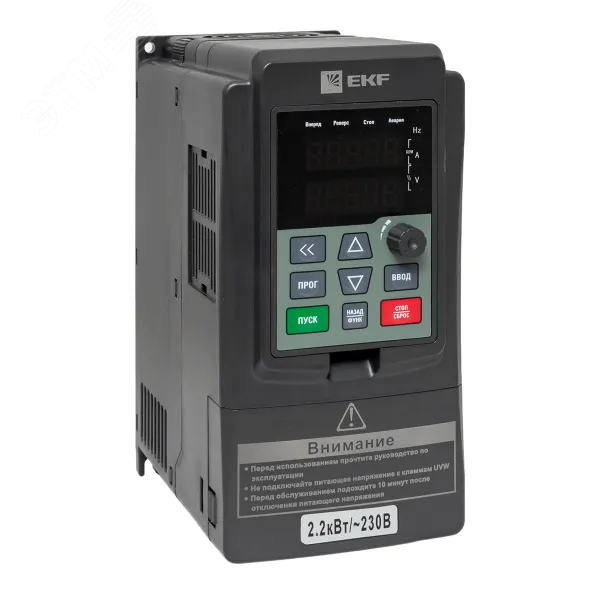 Фото товара Преобразователь частоты 2.2/4кВт 1х230В VECTOR-100 PROxima VT100-2R2-1B