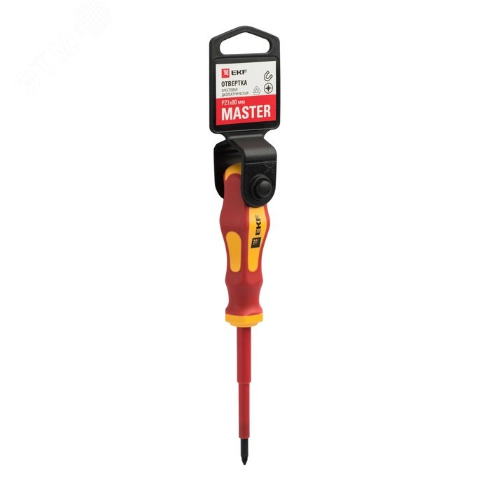 Фото товара Отвертка Master PZ1x80 мм 1000В pz-1-80-mas-in