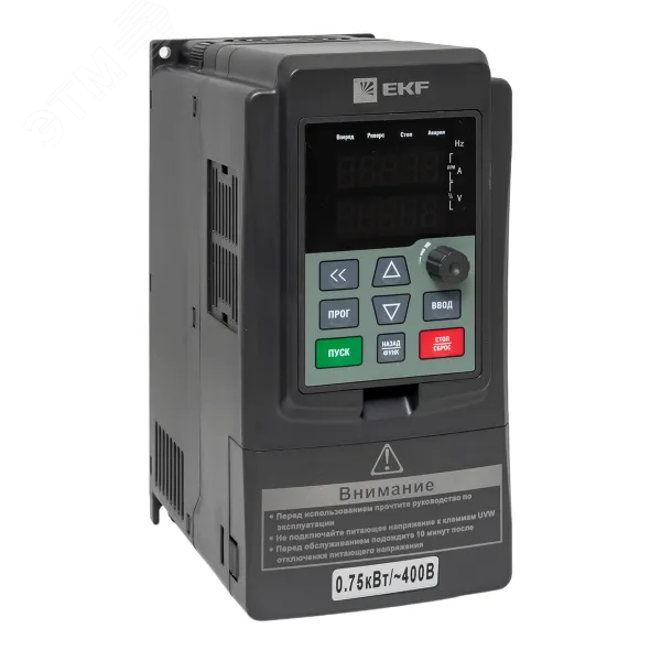 Фото товара Преобразователь частоты 0.75/1.5кВт 3х400В VECTOR-100 PROxima VT100-0R7-3B