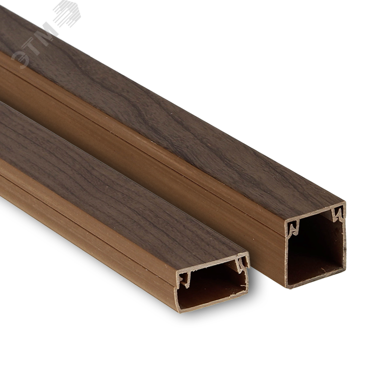 Кабель-канал 40х25 L2000 пластик темн. дер. Plast PROxima kk-40-25d