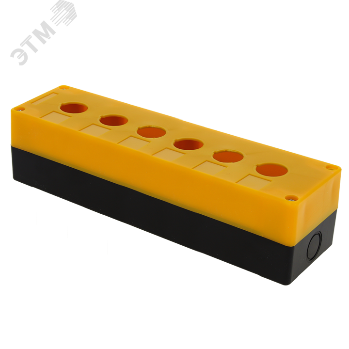 Корпус КП106 пластиковый 6 кнопок желтый PROxima cpb-106-o