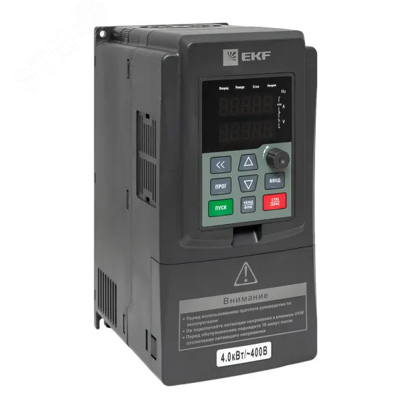 Фото товара Преобразователь частоты 4/5.5кВт 3х400В VECTOR-100 PROxima VT100-4R0-3B