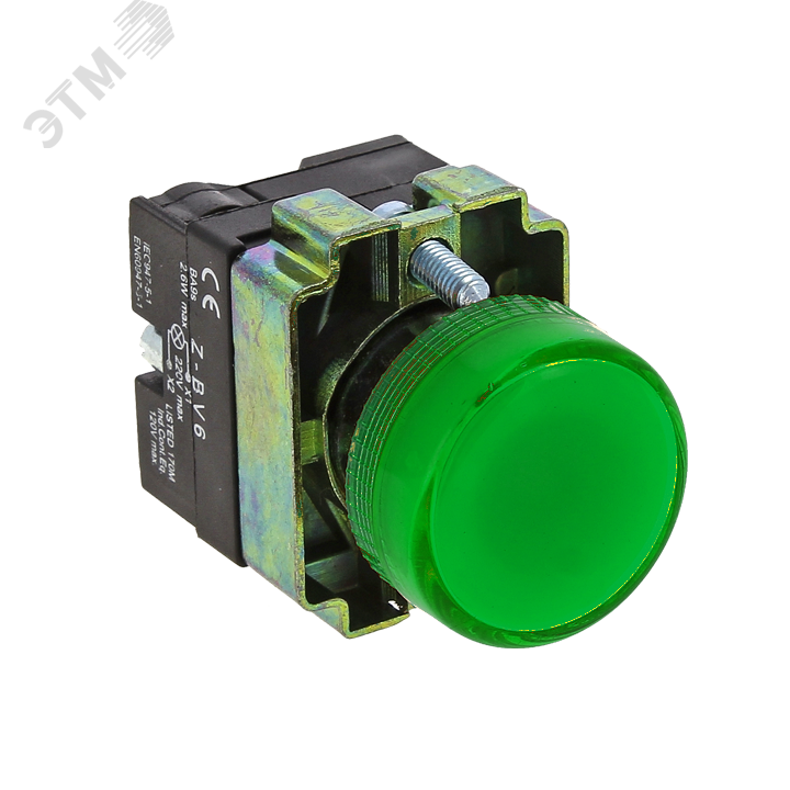 Лампа сигнальная BV63 зеленая 24В EKF PROxima xb2-bv63-24