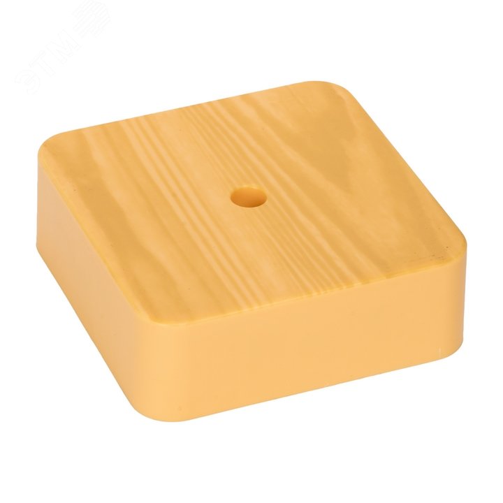 Коробка разветвительная KMP-030-030 (75х75х26) светлое дерево PR plc-kmr-030-030-s