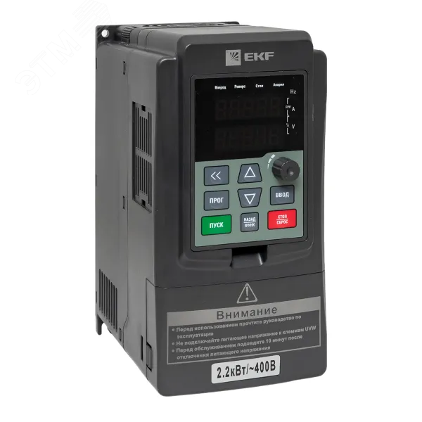 Фото товара Преобразователь частоты 2.2/4кВт 3х400В VECTOR-100 PROxima VT100-2R2-3B