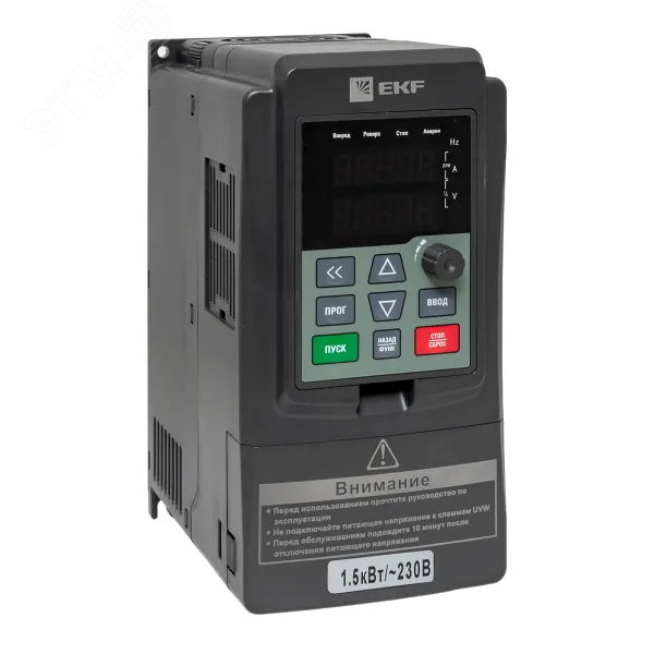 Фото товара Преобразователь частоты 1,5/2,2кВт 1х230В VECTOR-100 PROxima VT100-1R5-1B