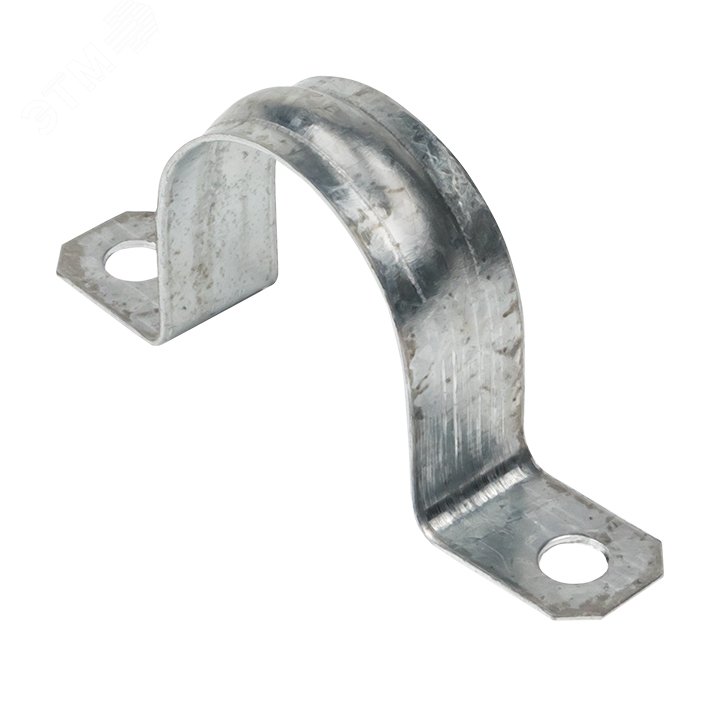 Скоба металлическая двухлапковая d31-32 мм (50 шт) PROxima sm-2-31-32