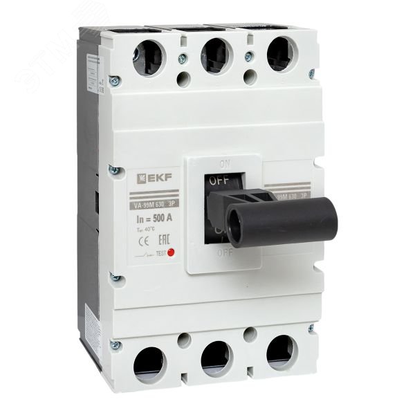 Выключатель автоматический 3п 630/500А 50кА ВА-99М PROxima mccb99-630-500m