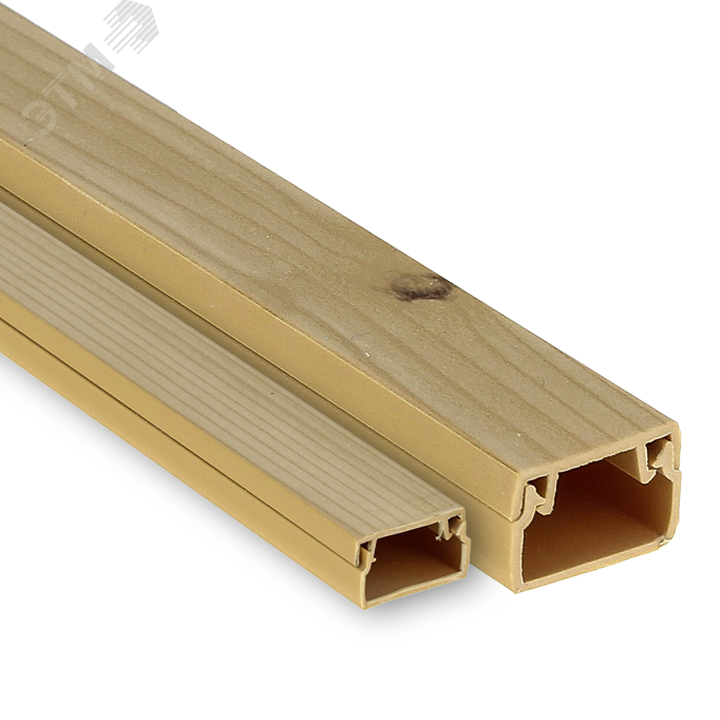 Кабель-канал 40х25 L2000 пластик Plast свет. дер. kk-40-25w