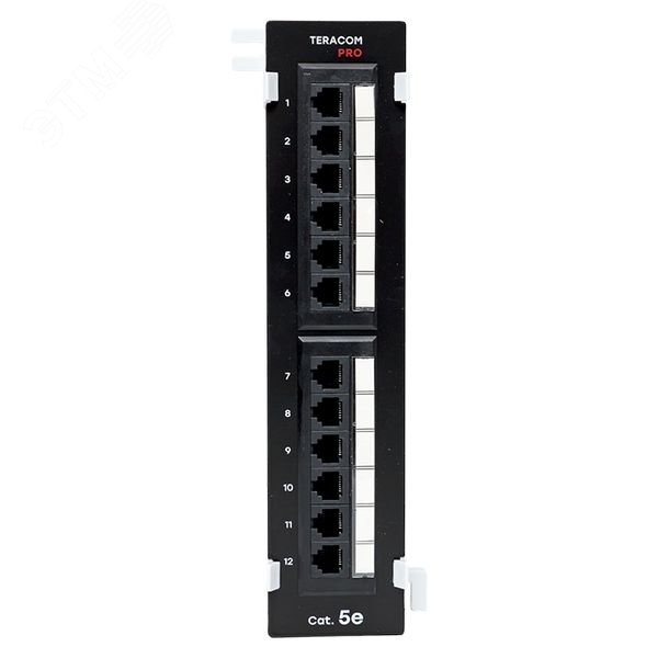 Патч-панель настенная кат.5E UTP неэкранир. 12 портов RJ45 Dual IDC TERACOM PRO TRP-WPP-5EUTP-12