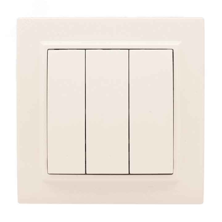 Выключатель 3-кл. СП 10А бежевый Минск ERV10-024-20