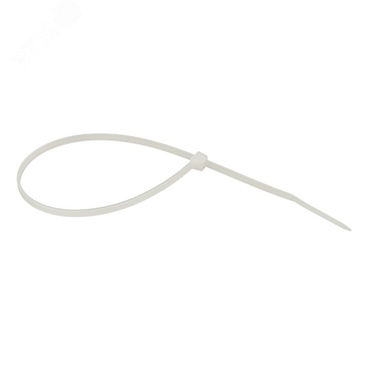 Хомут кабельный 2.5х200 нейл. бел. (уп.100шт) plc-c-2.5x200
