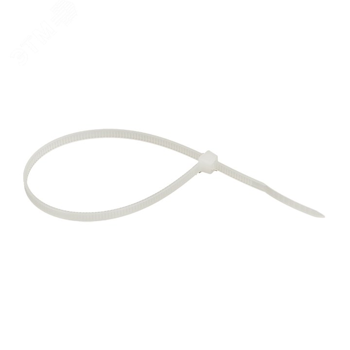 Хомут кабельный 3.6х200 нейл. бел. (уп.100шт) plc-c-3.6x200