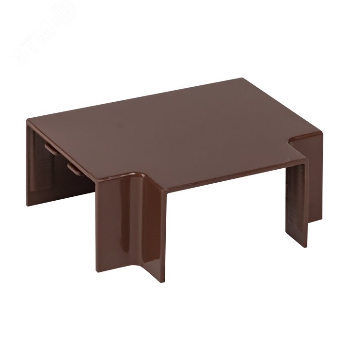 Угол T-образный (40х25) (4 шт) темное дерево Plast tchd-40-25x4