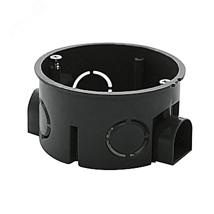 Коробка установочная приборная КМТ-010-044 со стыковочными узлами и саморезами для твердых стен (71х42) PROxima plc-kmt-010-044