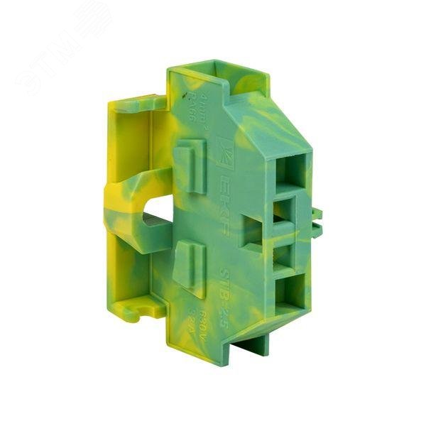 Фото товара Миниклемма STB-2.5 24A (200 шт) желто-зеленая PROxima stb-m-2.5-y-green