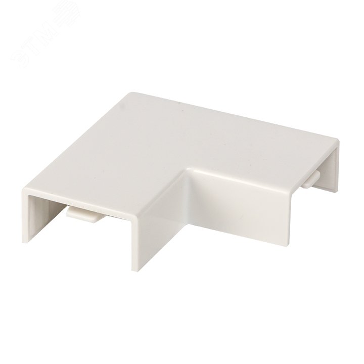 Поворот 90 гр. (20х10) (4 шт) белый EKF-Plast