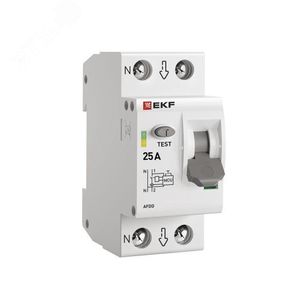 Фото товара Устройство защиты от дугового пробоя (УЗДП) 1P+N 25А PROxima afdd-2-25-pro