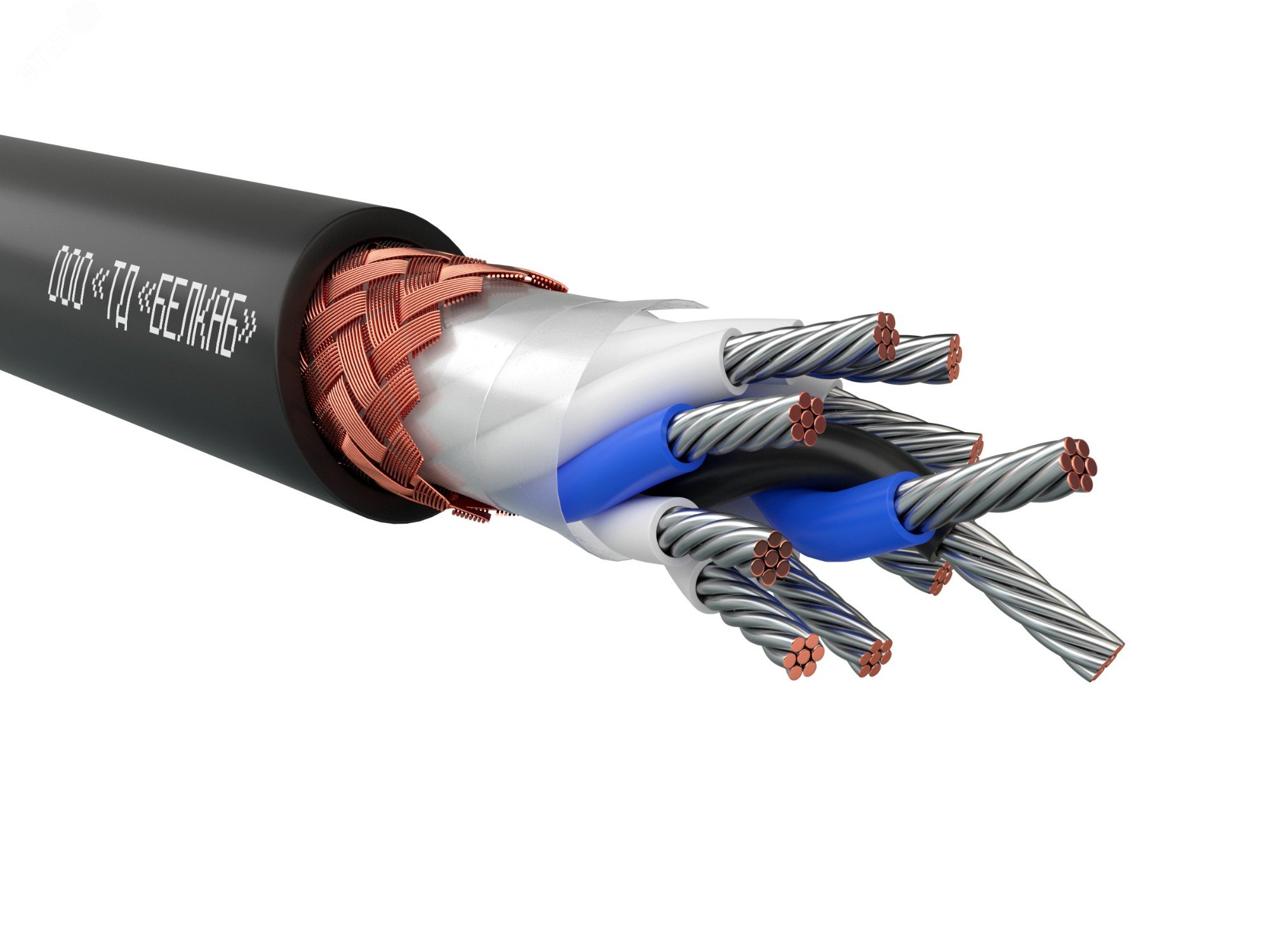 Кабель монтажный МКЭШ 10х0.75 ТРТС Белкаб-Э 10*0,75