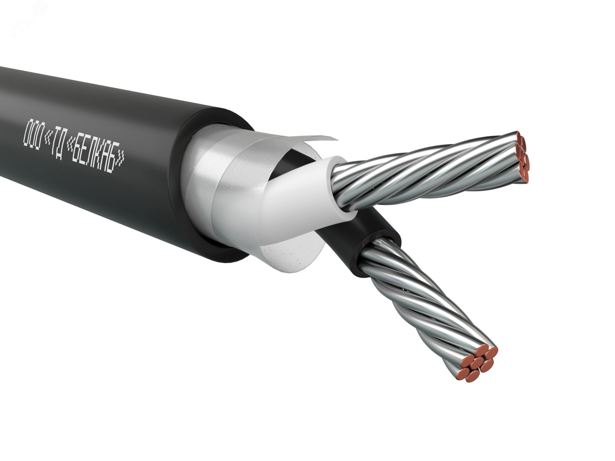 Кабель монтажный МКШ 2х0.75 ТРТС БЕЛКАБ 2*0,75