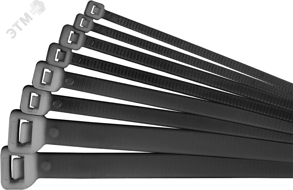 Хомут 150х3.6мм черный нейлон (100шт) 19266