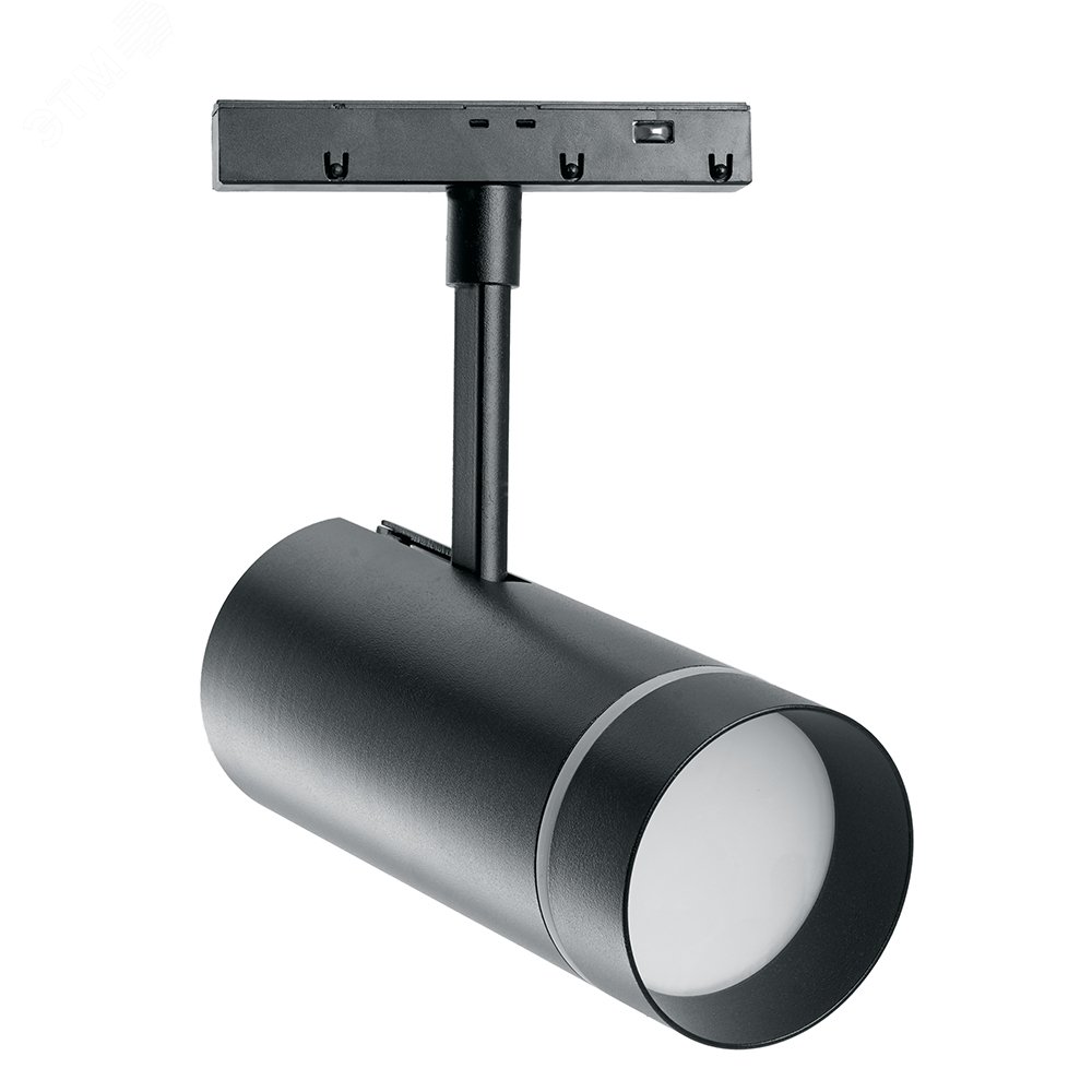 Светильник светодиодный трековый магнитный на шинопровод ДПО-20w 4000К 1600Лм 48v черный 41952