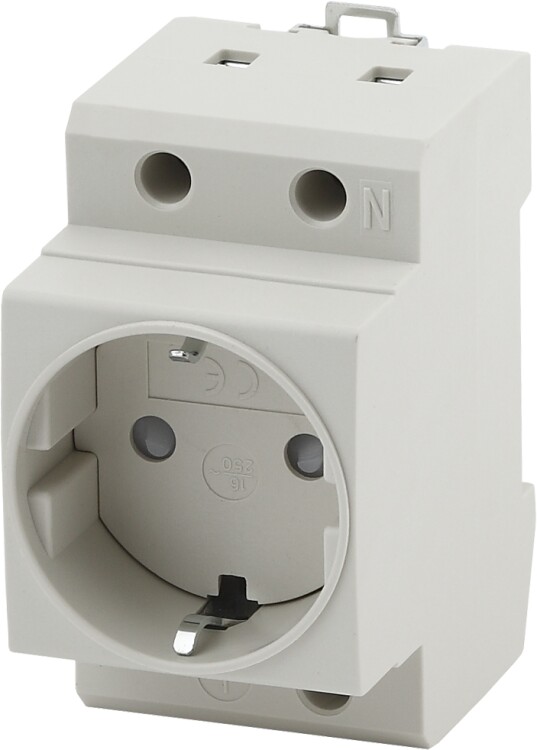 Розетка на DIN-рейку PRO MRD10-16-E 16А с заземлением1шт Б0057482