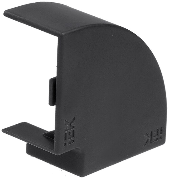 ELECOR Поворот 90град КМП 20х10 черный (4шт/компл) EL-KK10D-P-020-010-K02