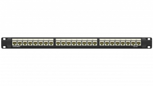 Патч-панель 19",1U,CAT6А, 24 модуля RJ45, неэкранированная RN6APPU24