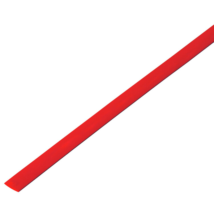 Трубка термоусаживаемая ТУТ 6,0/3,0мм, красная, 1м, 55-0604