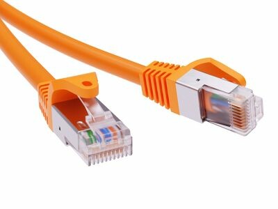 Патч-корд экранированный CAT6A F/UTP 4х2, LSZH, оранжевый, 5.0м RN6AFU4550OR