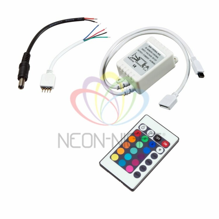 Фото товара LED RGB контроллер инфракрасный (IR) 12 V/6 A 143-101-3