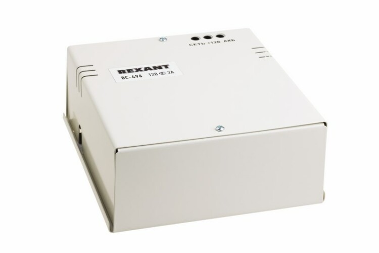 Блок питания резервированный 12В, 2А, под АКБ 7А/ ч DC-496 34-0496