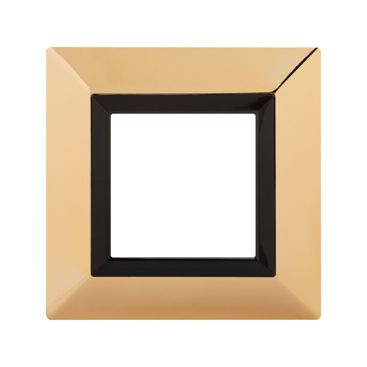 Рамка из металла, "Avanti", золотая, 1 пост (2 мод.) 4408852