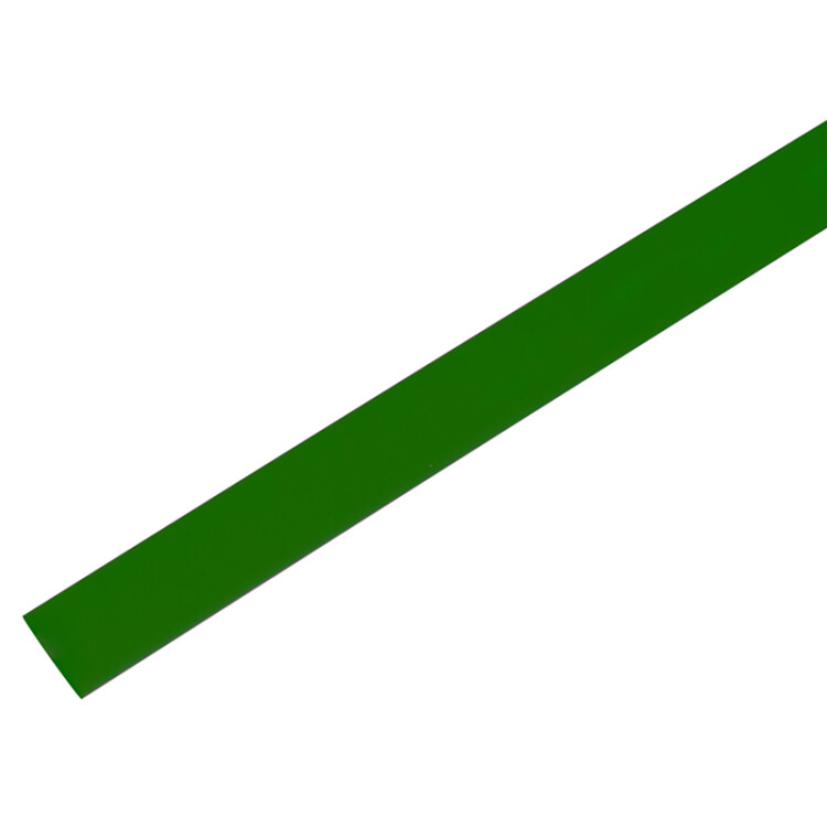 Трубка термоусаживаемая ТУТ 8,0/4,0мм, зеленая, 1м, 55-0803