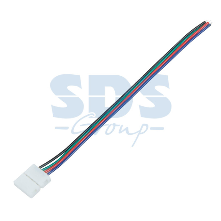 Коннектор питания (1 разъем) для RGB светодиодных лент шириной 10 мм 144-008