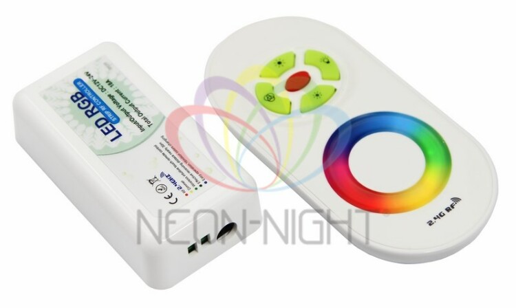 Фото товара LED RGB контроллер 2.4G (полусенсорное управление) 143-103-2
