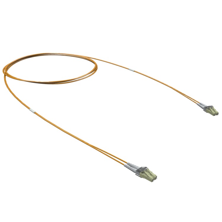 Оптический коммутационный шнур Duplex LC/UPC-LC/UPC, 50/125 (OM2), 1 м RNPC50DLL1