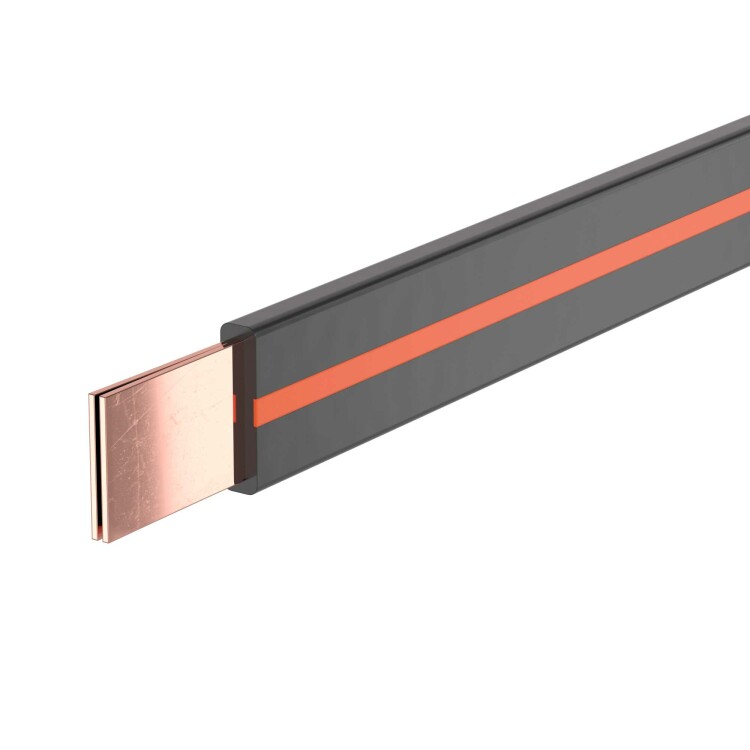 Гибкая шина в ПВХ изоляции, 10x24x1мм, ном. ток 800А, длина 2 ма R5BFC10241