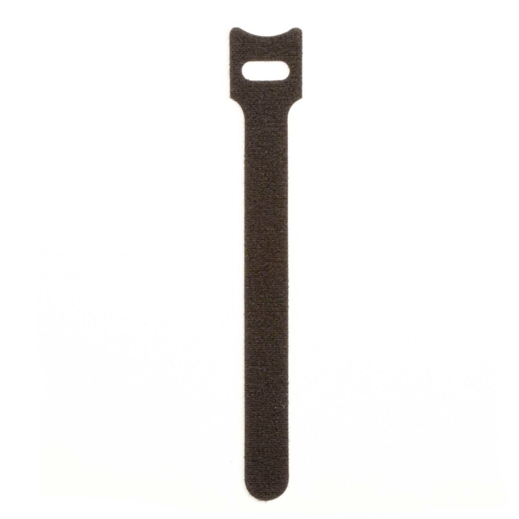 Хомут многоразовый, мягкий, на тканевой основе 12,5х130мм, черный 281313BL