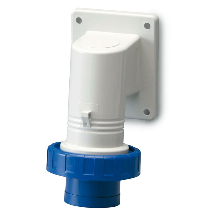 Вилка панельная с наклоном IP67 16А 2P+E 250В DIS2471693