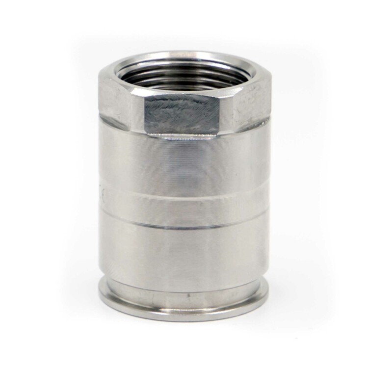 Муфта труба-коробка д.25мм, IP66/IP67, М25х1,5, внутренняя резьба, нержавеющая сталь AISI 303 6112-25X