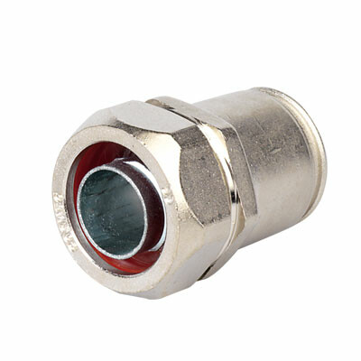 Муфта металлорукав DN 12-жесткая труба д.16мм, IP66/IP67, никелированная латунь 6117-12N