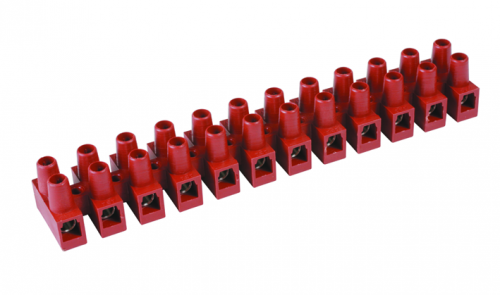 КЛЕММНИК Фибергласс, 12р,150°С,450V, 76A, 16мм.кв. 43512FV