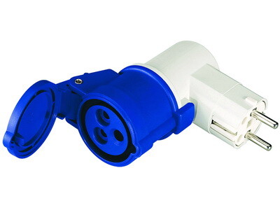 Переходник 16A(2P+E)250В-16A3P230В DISCV020162