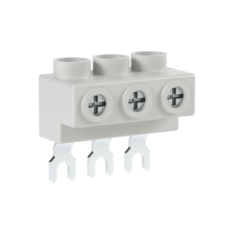 Шинная колодка для DMP32 для жесткого 6-25 кв.мм и гибкого 6-16 кв.мм кабеля до 63А DMP32FT